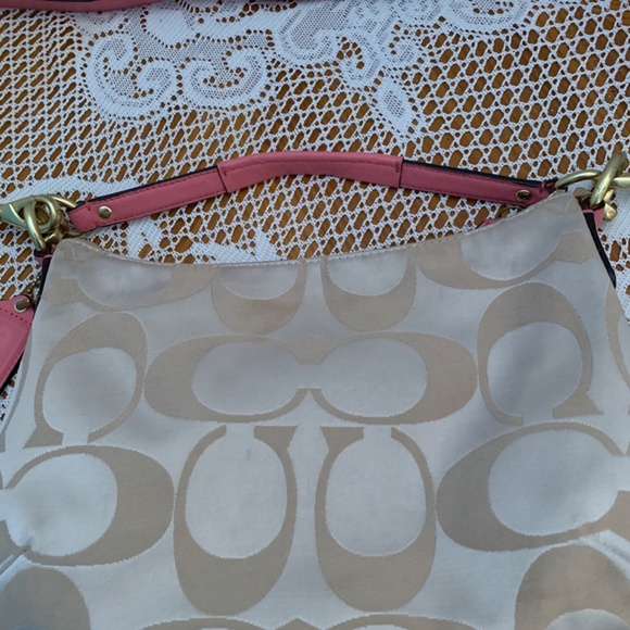 Coach Kristin Crossbody Bag, beige and pink - Picture 3 of 14